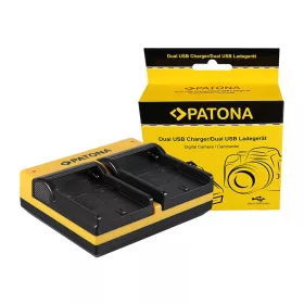   PATONA Dupla töltő  Sony NP-FM50 NP-F550 NP-F750 NP-F970 inkl. Micro-USB kábel