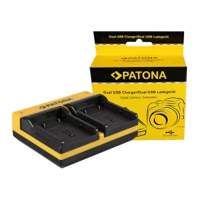   PATONA Dupla töltő  JVC BN-VF707U D JVCD250 JVCD270 JVCD290 JVCD73AC JVCDF430 inkl. Micro-USB