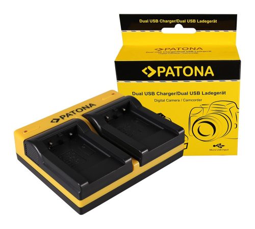 PATONA Dupla töltő  Kodak Olympus Li-40B Klic 7006 Olympus Li-40B Olympus Li-40B Olympus Li-40B inkl. Micro-USB