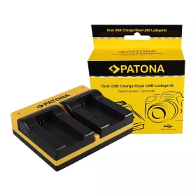   PATONA Dupla töltő  Sony NP-FC10 Cyber-shot Point & Shoot DSCP DSC-P DSC-P DSCP10 DSC-P10 inkl. Micro-USB