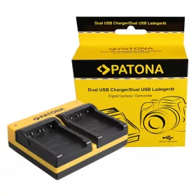   PATONA Dupla töltő  Sony NP-FT1 NP-FR1 DSC-T1 DSC-T3 DSC-T5 DSC-T9 DSC-T10 L1 DSC-T33 DSC-T11 Micro-USB kábellel együtt