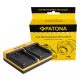 PATONA Dupla töltő  Sony NP-FT1 NP-FR1 DSC-T1 DSC-T3 DSC-T5 DSC-T9 DSC-T10 L1 DSC-T33 DSC-T11 Micro-USB kábellel együtt