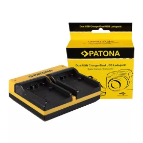   PATONA Sony NP-FP50 Dupla Töltő - Sony Alpha A230 A290 A330 A380 A390 NP-FP50 Akkumulátor Utazó-Dupla-Töltő (Charger)