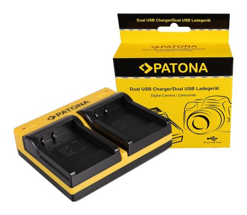 PATONA Dupla töltő Sony NP-BN1 Cybershot DSCT99 DSC-T99 DSCTX5 DSC-TX5 DSCTX7 Micro-USB kábellel együtt