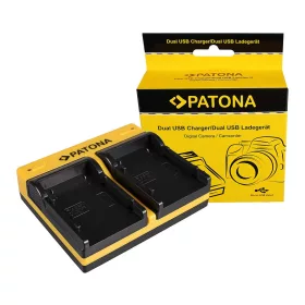   PATONA Dupla töltő  Samsung SB-P90A SC SC105L SC-105L SCM105 SC-M105 SCM105S Micro-USB kábellel együtt