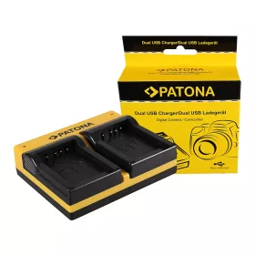   PATONA Dupla töltő  Samsung SLB-0837B IA-BH130C IA-BH130LB Digimax i85 L74 széles Micro-USB kábellel együtt