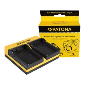   PATONA Dupla töltő  Samsung BP-80W SCD385SC SC-D385SC VPD381 VP-D381 VPDX100 inkl. Micro-USB