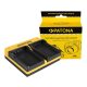 PATONA Dupla töltő  Samsung BP-80W SCD385SC SC-D385SC VPD381 VP-D381 VPDX100 inkl. Micro-USB