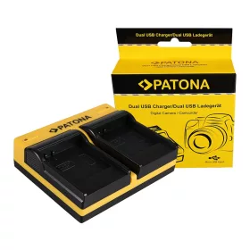   PATONA Dupla töltő  Samsung IA-BP85ST HMX H104 H104 H104 H105 H105 H106 H106 HMXH100 Micro-USB kábellel együtt