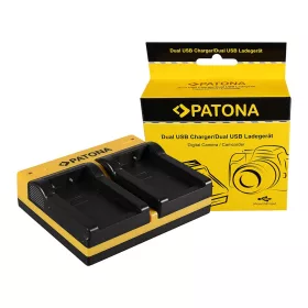   PATONA Dupla töltő  Konica Minolta Minolta NP-200 Dimage X Xg Xi Xt Xt Xt Biz inkl. Micro-USB