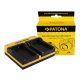 PATONA Dupla töltő  Konica Minolta Minolta NP-200 Dimage X Xg Xi Xt Xt Xt Biz inkl. Micro-USB