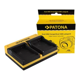   PATONA Dupla töltő  Samsung SLB-07A TL TL TL100 TL210 TL220 TL225 TL90 SLB-07A PL150 inkl. Micro-USB