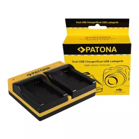   PATONA Dupla töltő  Canon Samsung BP-70A EOS C300 C300 PL Samsung BP-70A HA HA H1S inkl. Micro-USB