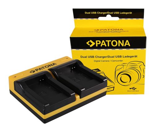 PATONA Dupla töltő  Canon Samsung BP-70A EOS C300 C300 PL Samsung BP-70A HA HA H1S inkl. Micro-USB