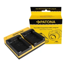   PATONA Dupla töltő  Sanyo DB-L90 DMX DMXSH1 DMX-SH1 DMXSH11 DMX-SH11 DB-L90 VPC inkl. Micro-USB