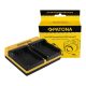 PATONA Dupla töltő  Actionpro X7 ISAW A1 A2 A3 BCH7E X7 X7 ISAW A1 A2 A3 BCH7E X7 inkl. Micro-USB