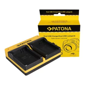   PATONA Dupla töltő  Samsung BP-90A HMX HMX-E100P HMX-E100P HMXE10BP HMX-E10BP inkl. Micro-USB