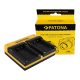 PATONA Dupla töltő  Casio NP-70 Exilim EXZ150 EX-Z150 EXZ155 EX-Z155 EXZ250 EX-Z250 inkl. Micro-USB