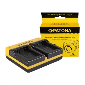   PATONA Dupla töltő  Samsung BP-1030 NX NX200 NX-200 NX300 NX-300 inkl. Micro-USB kábel