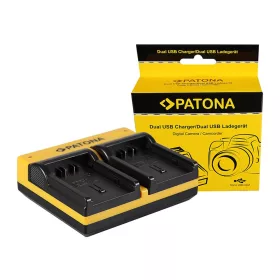   PATONA Dupla töltő  Panasonic VBN130 260 HC HCX920M VBN130 260 HDC HC-X920M inkl. Micro-USB kábel
