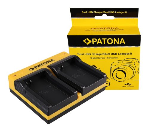 PATONA Dupla töltő  Contour GPS Contour CT-3650 HD 1080P inkl. Micro-USB kábel