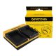 PATONA Dupla töltő  Samsung BP-88A DV200 DV300 inkl. Micro-USB kábel