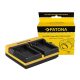 PATONA Dupla töltő  Canon LP-E12 EOS M inkl. Micro-USB kábel