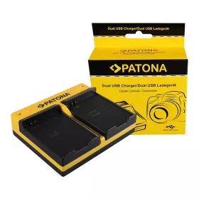   PATONA Dupla töltő  Samsung EB-F1A2GBU I519 I569 I579 I8150 i8150 W i9050 i9100 inkl. Micro-USB