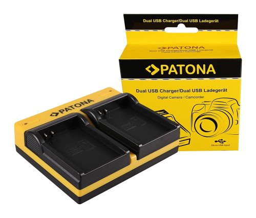 PATONA Dupla töltő  Drift Drift CFXDC02 HD Ghost inkl. Micro-USB kábel