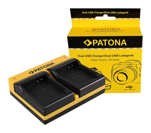 PATONA Dupla töltő  Canon NB12L NB13L 