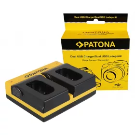  PATONA Dupla töltő Panasonic DMW-BLJ31 Lumix DC-S1 DC-S1R DC-S1R DC-S1H készülékhez