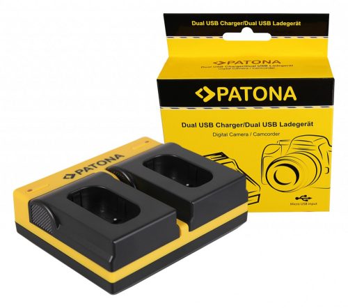 PATONA Dupla töltő Panasonic DMW-BLJ31 Lumix DC-S1 DC-S1R DC-S1R DC-S1H készülékhez