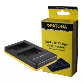   PATONA Dupla gyorstöltő  Canon NB-13L PowerShot G5 X G5X G7 X G7 X Mark II G7X G9 X G9X, Micro-USB kábellel együtt