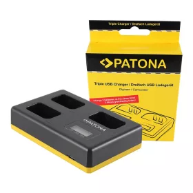   PATONA USB Tripla töltő  Sony NP-FW50 NEX A33 A55 NEX.3 NEX.3C NEX.5 NEX.5A NEX.5C