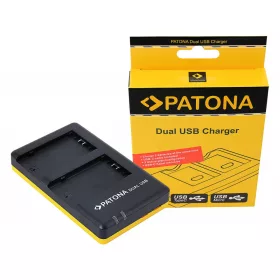   PATONA Dupla gyorstöltő  Sony NP-FZ100 A7 III A7M3 Alpha 7 III A7 R III A7RM3 Alpha 7 R III  Sony NP-FZ100 A7 III A7M3 Alpha 7 R III USB-C kábellel együtt