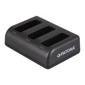 PATONA GoPro HERO 8 7 6 5 akkumulátor tripla töltő