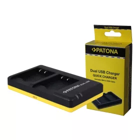   PATONA Dupla gyorstöltő Sony NP-BN1 BN1 Micro-USB kábellel együtt