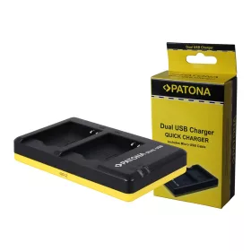   PATONA Dupla gyorstöltő Panasonic DMW-BCM13 BCM13 Micro-USB kábellel együtt