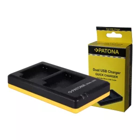   PATONA Canon NB-6L Töltő - Canon NB6L NB6L Akkumulátor Utazó Dupla-töltő