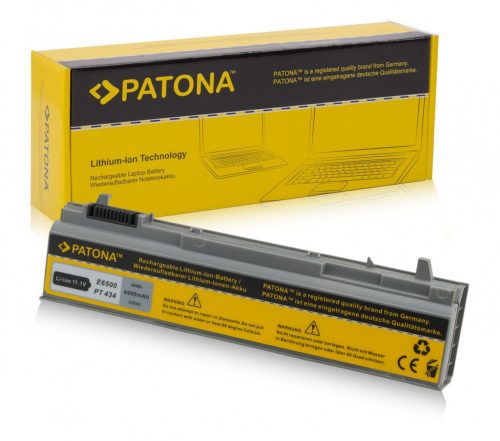 PATONA Akkumulátor DELL Latitude E6400 E6410 E6500 E6510 E6510 4400mAh-hoz