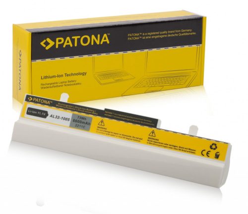 PATONA Akkumulátor Asus AL31-1005 AL32-1005 AL32-1005 PL32-1005 Asus Eee PC 10HA 105VWT fehér