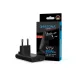 PATONA Platinum GaN PD 65W lapos hálózati töltőadapter fekete, 2x USB-C, PD3.0, QC3.0