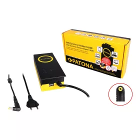   PATONA 90W szinkron adapter 5,5x2,1x12mm 19V, USB kimenettel 2,1A