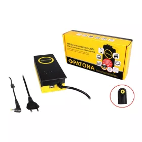   PATONA 90W szinkron adapter 5,5x1,7x12mm 19V USB kimenettel 2,1A