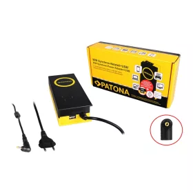   PATONA 90W szinkron adapter 4x1.7x12mm 19,5V USB kimenettel 2,1A  HP Mini 1100CM-KS167UT 1100-NK348AAR