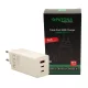 Patona prémium GaN hálózati töltő 100W 2× USB-C és 1× USB-A fehér