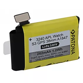   PATONA akkumulátor  Apple Watch Serie 3 GPS 38mm A1847 A1847