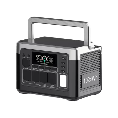 PATONA Platinum Powerstation Autarc 1800 hordozható erőmű 1024Wh LiFePO4 1800W 4x AC USB-C PD100W