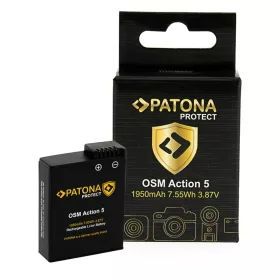   PATONA PROTECT akkumulátor DJI Osmo Action 3 4 5 6 BCX202 1950mAh Li-Ion