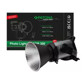   PATONA Premium Photo Light COB-300 APRC prémium fotólámpa alkalmazással vezérelhető